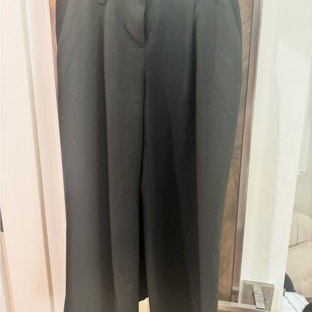 Classic Black Wide-Leg Trousers